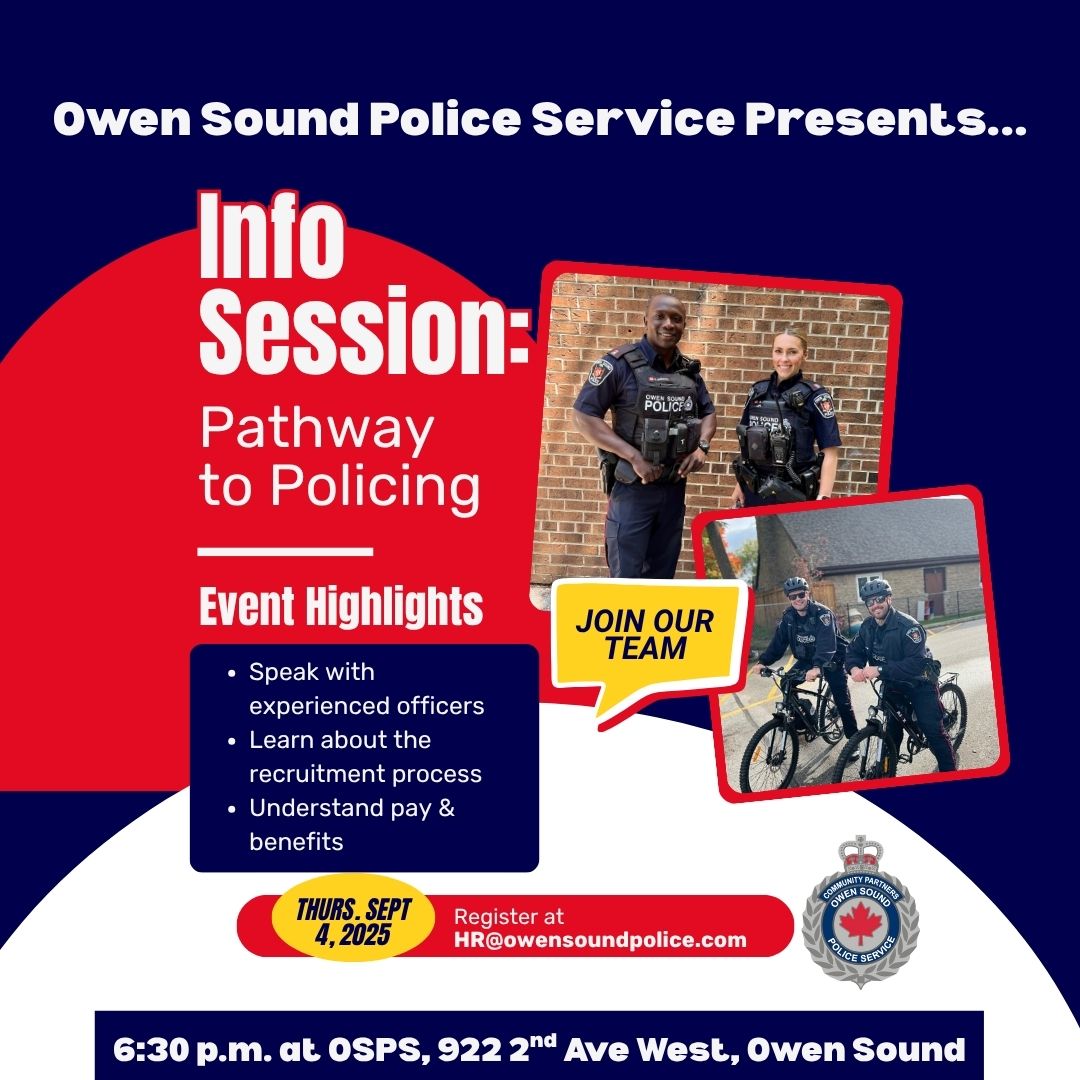 Event image Info Session: Pathway to Policing
